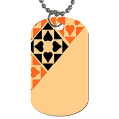 Aesthetic Hearts Dog Tag (one Side) by ConteMonfrey