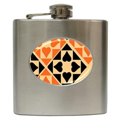 Aesthetic Hearts Hip Flask (6 Oz) by ConteMonfrey