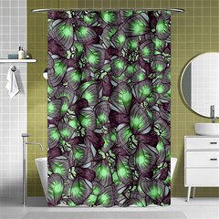 Man Butterfly Drawing Motif Pattern Shower Curtain 48  X 72  (small)  by dflcprintsclothing