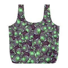 Man Butterfly Drawing Motif Pattern Full Print Recycle Bag (l) by dflcprintsclothing