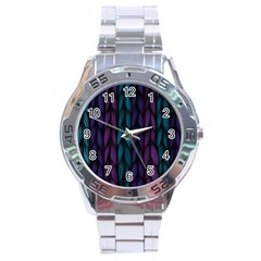 Background Stainless Steel Analogue Watch by nateshop