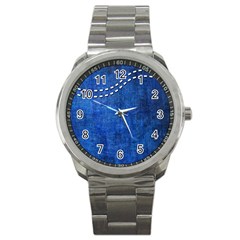 Background-jeans  Sport Metal Watch by nateshop