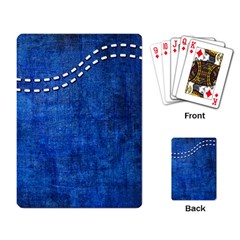 Background-jeans  Playing Cards Single Design (rectangle) by nateshop