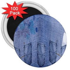 Background-jeans 3  Magnets (100 Pack) by nateshop