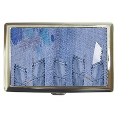 Background-jeans Cigarette Money Case