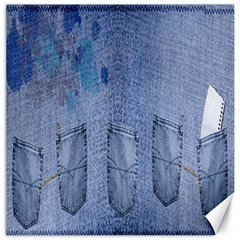 Background-jeans Canvas 20  X 20  by nateshop