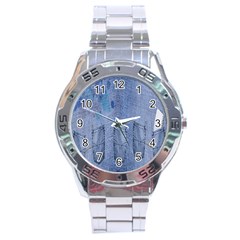 Background-jeans Stainless Steel Analogue Watch by nateshop