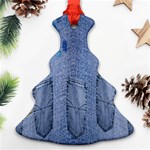 Background-jeans Christmas Tree Ornament (Two Sides) Front