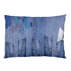 Background-jeans Pillow Case (two Sides) by nateshop