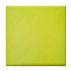 Background-texture-yellow Tile Coaster by nateshop