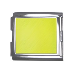 Background-texture-yellow Mega Link Italian Charm (18mm)