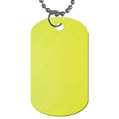 Background-texture-yellow Dog Tag (one Side) by nateshop