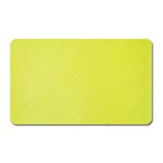 Background-texture-yellow Magnet (Rectangular) Front