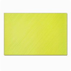 Background-texture-yellow Postcard 4 x 6  (pkg Of 10) by nateshop