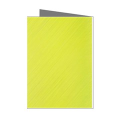 Background-texture-yellow Mini Greeting Cards (pkg Of 8)