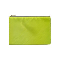 Background-texture-yellow Cosmetic Bag (medium) by nateshop