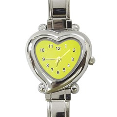 Background-texture-yellow Heart Italian Charm Watch by nateshop