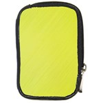 Background-texture-yellow Compact Camera Leather Case Front