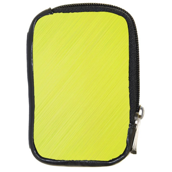 Background-texture-yellow Compact Camera Leather Case