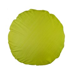 Background-texture-yellow Standard 15  Premium Flano Round Cushions by nateshop