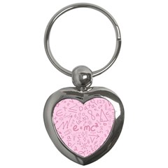 Background Back To School Bright Key Chain (heart) by Ravend