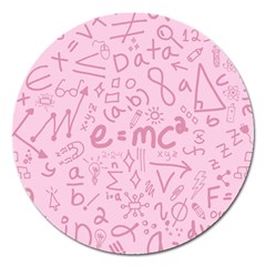 Background Back To School Bright Magnet 5  (round) by Ravend