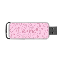 Background Back To School Bright Portable Usb Flash (one Side) by Ravend