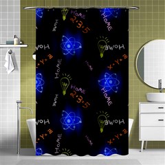 Formula Background Pattern Texture Design Shower Curtain 48  X 72  (small)  by Ravend