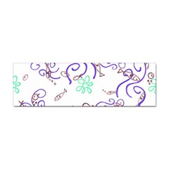 Background Pattern Wallpaper Fish Sticker (Bumper)