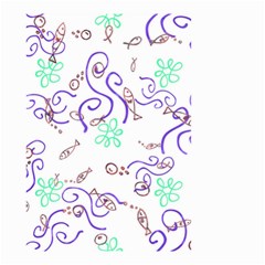 Background Pattern Wallpaper Fish Small Garden Flag (two Sides) by Ravend