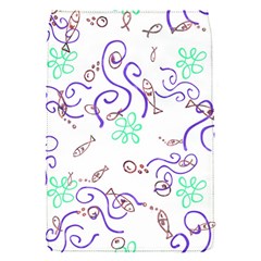 Background Pattern Wallpaper Fish Removable Flap Cover (s) by Ravend