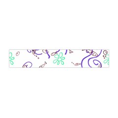 Background Pattern Wallpaper Fish Flano Scarf (mini) by Ravend