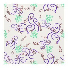 Background Pattern Wallpaper Fish Banner and Sign 3  x 3 