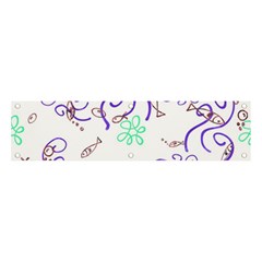 Background Pattern Wallpaper Fish Banner and Sign 4  x 1 