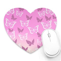 Background Pattern Texture Design Heart Mousepad by Ravend