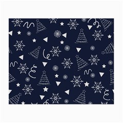 Tree Christmas Xmas Snow Small Glasses Cloth by Ravend