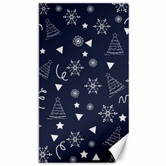 Tree Christmas Xmas Snow Canvas 40  X 72  by Ravend