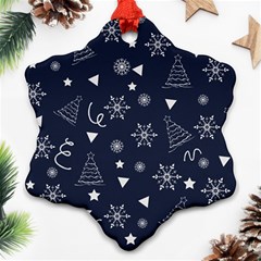 Tree Christmas Xmas Snow Ornament (snowflake) by Ravend