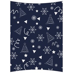 Tree Christmas Xmas Snow Back Support Cushion by Ravend