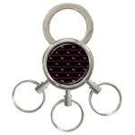 Doodle Lettering Background 3-Ring Key Chain Front