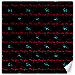 Doodle Lettering Background Canvas 20  X 20  by Ravend