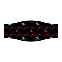 Doodle Lettering Background Stretchable Headband by Ravend