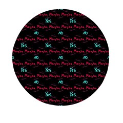 Doodle Lettering Background Mini Round Pill Box (pack Of 3) by Ravend