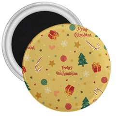 Christmas Treecandy Cane Snowflake 3  Magnets