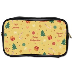 Christmas Treecandy Cane Snowflake Toiletries Bag (two Sides) by Ravend