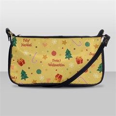 Christmas Treecandy Cane Snowflake Shoulder Clutch Bag by Ravend