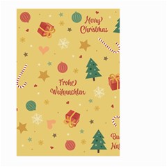 Christmas Treecandy Cane Snowflake Large Garden Flag (two Sides) by Ravend