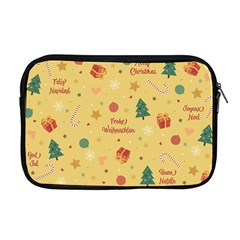 Christmas Treecandy Cane Snowflake Apple Macbook Pro 17  Zipper Case by Ravend