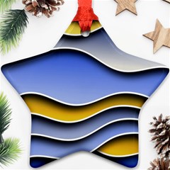 Background Abstract Wave Colorful Ornament (star) by Ravend