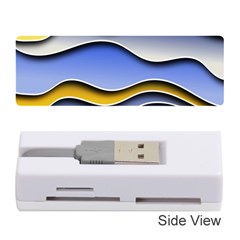 Background Abstract Wave Colorful Memory Card Reader (stick) by Ravend